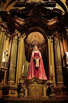 Virgin Prints: Interior of church at Jeronimos Monastery or Hieronymites Monastery (The Mosteiro dos Jeronimos)