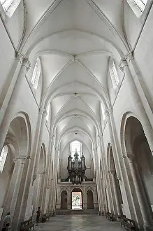 Rooms Prints: Interior of Cistercian Abbey of Pontigny