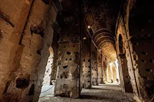 Corridor Prints: Interior of the Colosseum; Rome, Italy