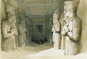 Corridor Prints: Interior of the Great Rock Temple