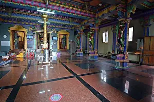 East Africa Prints: Interior, Hindu temple, Arulmigu Navasakti Vinayagar Temple