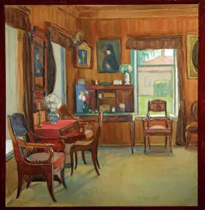 Poetry Prints: Interior in the House in Chegodayevo Village by Korovina