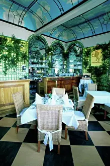 Cork Prints: Interior of a restaurant, Titanic Queenstown, Cobh, County Cork, Ireland