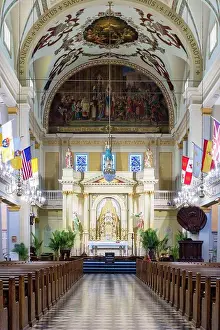 Basilica Prints: Interior of Saint Louis Cathedral, New Orleans, Louisiana, United States