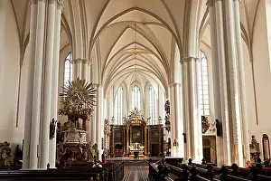 Sanctuaries Prints: Interior of St. Mary's Church, Berlin, Germany, Europe