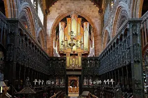 Interior Photo Prints: Interior view, choir stalls, organ