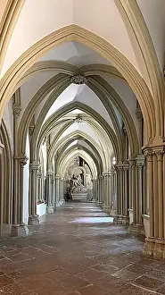 Indoor Shots Prints: Interior view, cloister, Klosterneuburg Abbey, Klosterneuburg, Lower Austria, Austria