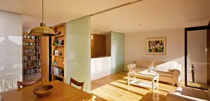 Flexible Prints: Interior view of living area sliding screens in position #4