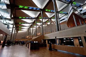 Library Prints: Interior View Of Main Reading Room In The Bibliotheca Alexandrina