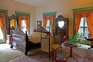 Interior of the Waverley Plantation Mansion in Columbus, Mississippi, USA