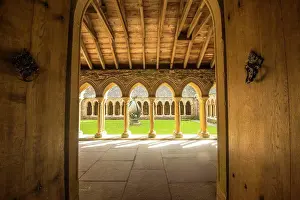 Doors Prints: The Iona Abbey was founded by St Columba in AD 563