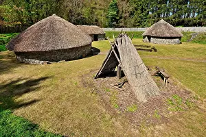 Visitor Prints: Ireland, County Clare, Craggaunowen
