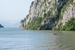 Entrances Prints: Iron Gate, Cataracts stretch of the Danube, Serbia and Romania
