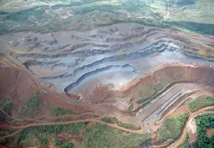 Industry Prints: Iron ore mine, Cerro Bolivar, Venezuela