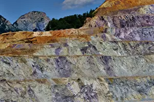 Alps Prints: Iron ore opencast mining in Erzberg Austria / Styria