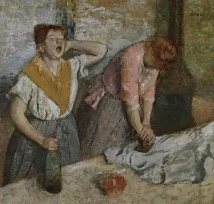 Eyes Prints: The Ironers 1884 Edgar Degas (1834-1917/French) Musee d'Orsay, Paris