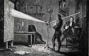 Mathematics Prints: Isaac Newton (1642-1727) English scientist & mathematician