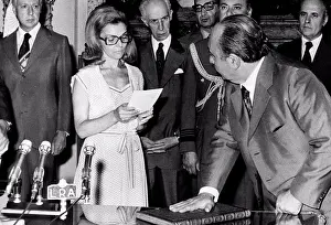 Politician Prints: Isabel Peron President of Argentina 1974-1976