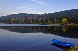 Lakeside Prints: Iser-mountain, reservour of river Sous, Czech Republic