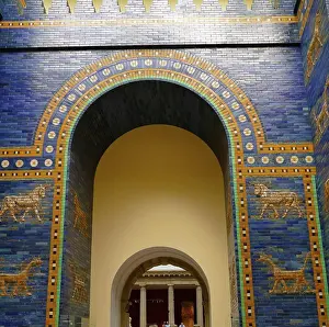 Constructed Prints: The Ishtar Gate of Babylon. constructed in about 575 BC