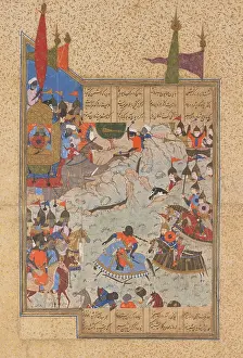 East Africa Prints: Iskandar (Alexander the Great) Battling the Zangi