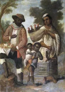 Father Prints: ISLAS, AndrŽs de (18th c.). From Albarazado and Indian: Barcino