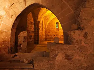 Arches Prints: Israel, Akko, the Hospitaller, Fortress the Crusaders underground city