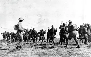 Surrender Prints: Italians Surrender to British in Tunisia