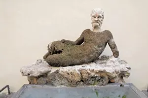 Roma Prints: Italy, Lazio, Rome, Northern Rome, Via del Babuino, talking statue