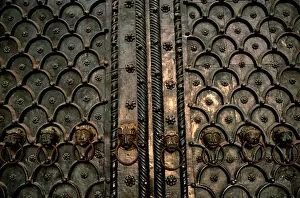 Basilica Prints: ITALY, VENICE, PIAZZA SAN MARCO, BASILICA OF SAN MARCO, DETAIL, DOOR
