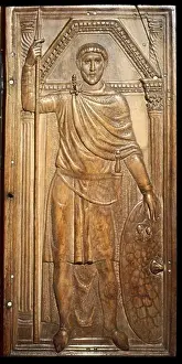 Soldiers Prints: The ivory diptych of Stilicho (right)