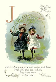 Story Prints: J is for Jumping, Alphabet Poetry