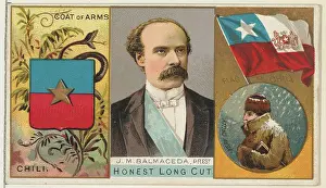Cards Prints: J. M. Balmaceda, President of Chili