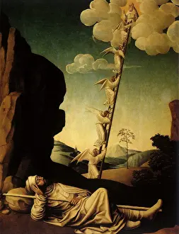 Heaven Prints: Jacobs Ladder, School of Avignon