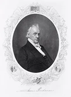 Leader Prints: James Buchanan, Likeness from Life