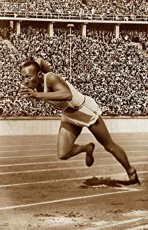 Games Prints: James Cleveland Jesse Owens at the 1936 Olympic Games