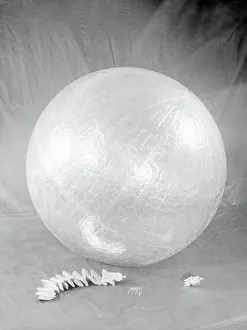 Nasa Prints: James Hansen describes the work on Project Echos air density experiment known as the Sub-Satellite