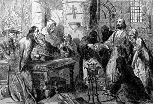 Jacques Prints: James of Molay (French: Jacques de Molay) (c)