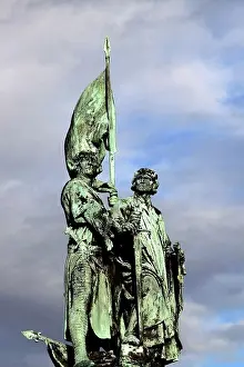Market Square Prints: The Jan Breydel and Peter De Conik statue