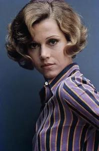 Colored Background Prints: Jane Fonda