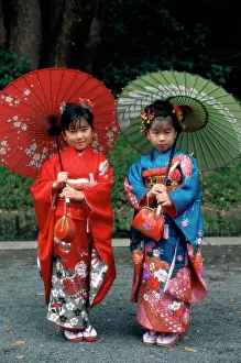 Geography Prints: Japan, Honshu, Tokyo, Festival for Seven
