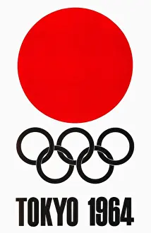Poster Art Prints: Japan: Poster for the 1964 Summer Olympic Games in Tokyo