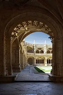 Arched Prints: Jeronimo's Monastery, Belem, Lisbon, Portugal
