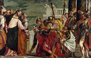 Symbolism Prints: Jesus healing the servant of a Centurion by Veronese