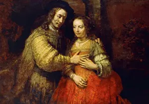 Beginnings Prints: The Jewish Bride 1667 Rembrandt Harmensz van Rijn (1606-1669 Dutch) Oil on canvas Rijksmuseum