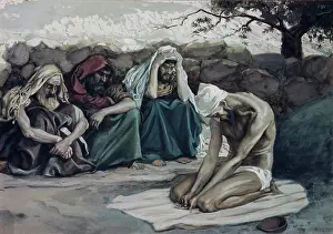 Suffering Prints: Job and His Three Friends James Tissot (1836-1902 French) Jewish Museum, New York