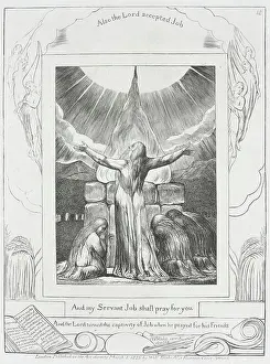 Prints: Job's Sacrifice. William Blake (England)