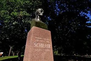 Human Representation Prints: Johann Christoph Friedrich von Schiller Monument Central Park, New York City, USA