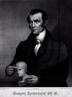 Psychology Prints: Johann Gaspar Spurzheim (1776-1832)