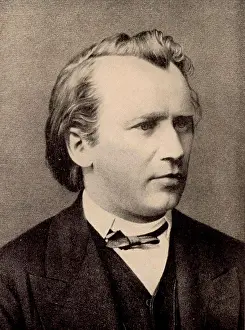 Music Prints: Johannes Brahms (1833-1897) German composer